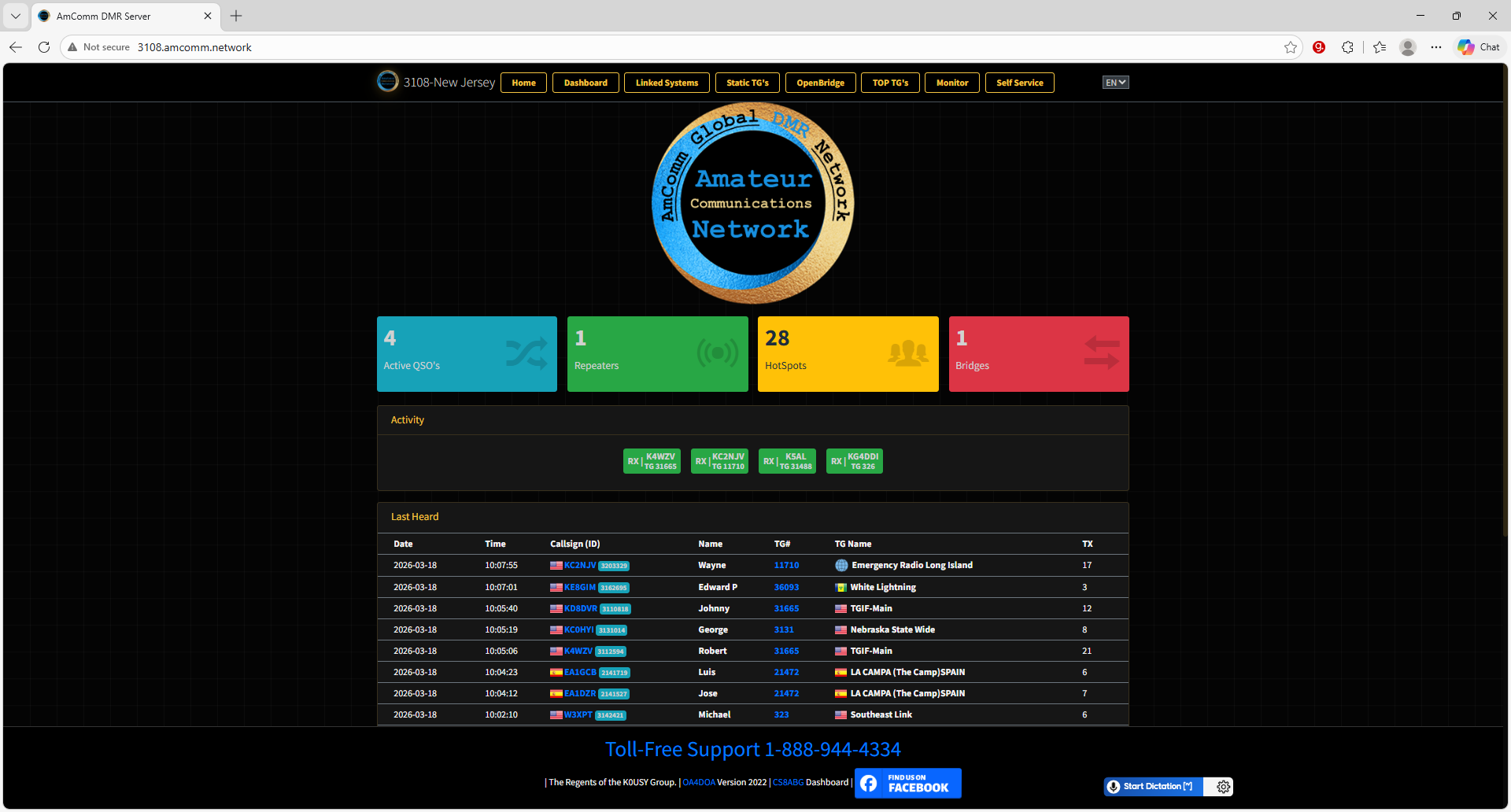 New Jersey Dashboard